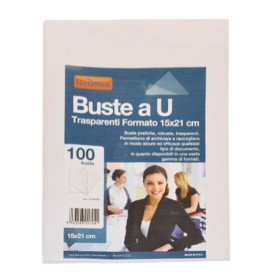 BUSTE TRASP. A U F.TO 6X10 CONF. DA 100 PZ NIK