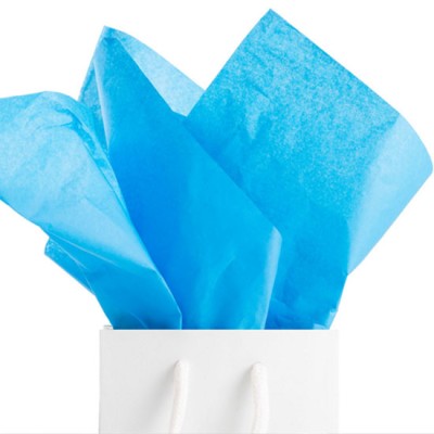 CARTA VELINA 20 GR. 50X76 CM CF 24 FG AZZURRA