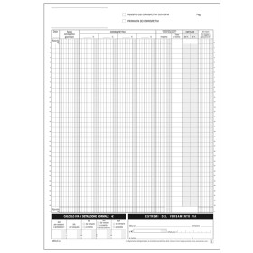 D.U - REGISTRO CORRISPETTIVI 12 MESI A 2 COPIE COD
