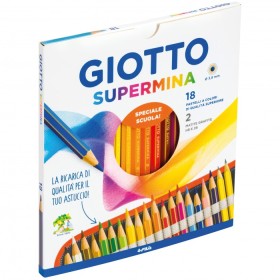 PASTELLI GIOTTO SUPERMINA DA 18 FILA