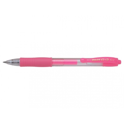 PENNA PILOT G-2 0,7 MM COL. NEON ROSA