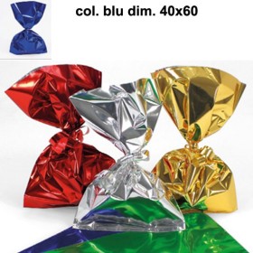 BUSTE REGALO PPL MET. 40X60 CF. DA 50 PZ BLU