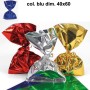 BUSTE REGALO PPL MET. 40X60 CF. DA 50 PZ BLU