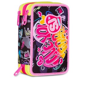 SEVEN ASTUCCIO 3 ZIP SJ GANG GAME-LED GIRL