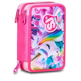SEVEN ASTUCCIO 3 ZIP SJ GANG FLYUNICORN GIRL