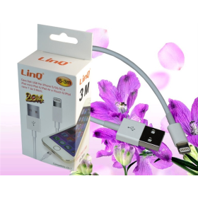 CAVO DI RICARICA USB LIGHTING PER IPHONE 3 METRI