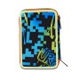 SEVEN ASTUCCIO 3 ZIP SCRIBBLED FLAME