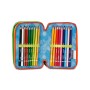 SEVEN ASTUCCIO 3 ZIP SCRIBBLED FLAME